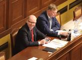 Lidovečtí ministři se měnit nebudou, oznámil Sobotka po bilancování s Bělobrádkem