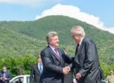 Prezident Zeman se z Makedonie vyjádřil ke Šlachtovi a koaliční krizi
