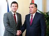 Předseda Sněmovny jednal s prezidentem Tádžikistánu Emomali Rahmonem