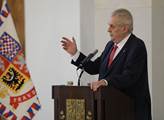 Prezident Zeman přijme na Hradě čtyři nové velvyslance