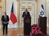 VIDEO Zeman citoval ze židovské modlitby. A za rok v Jeruzálémě, zakončil svůj projev k výročí Izraele