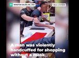 Muž v Severní Karolíně nakupoval bez roušky. Reakce ochranky trvala 75 vteřin. Jenže to byl černoch. A video zákroku už zaplavuje sítě