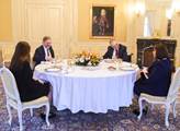 Novoroční oběd premiéra Fialy s prezidentem Zemane...