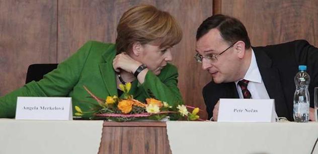 Německý tisk vyzdvihuje, že ČR následuje fiskální linii Merkelové