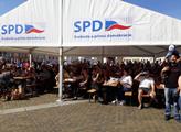 Český jarmark SPD v Českých Budějovicích