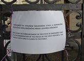Areál Pražského hradu je uzavřen