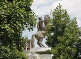Socha "jezdce na koni" známá také jako socha Alexa...
