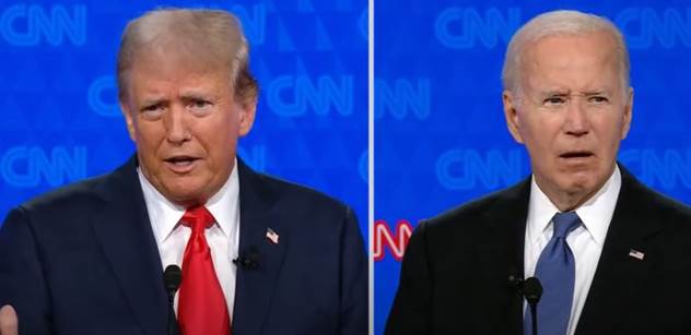 Velká prezidentská debata: Zločinec, ukazoval Biden na pódiu. A pak ho Trump šokoval