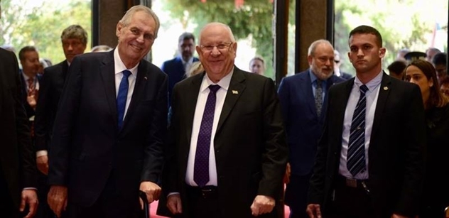 VIDEO Prezident Zeman před aplaudujícím izraelským parlamentem: Někteří Evropané se chovají k Izraeli jako zbabělci, je to ostudné. Lépe zemřít ve stoje, než umírat na kolenou