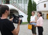 Proruská aktivistka Jelena Vičanová hovoří pro kry...