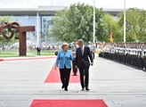 Andrej Babiš se setkal s Angelou Merkelovou