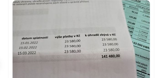 Milion Čechů v háji. Účty za elektřinu v letech 2023 a 2024