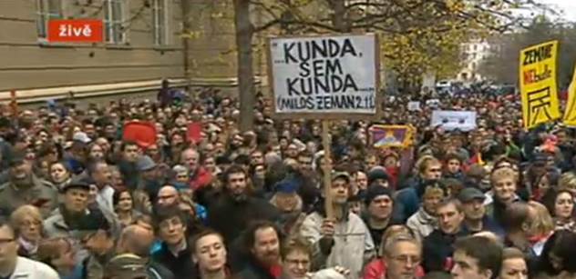Radek Pokorný: Protizemanovská demonstrace v Praze skončila fiaskem