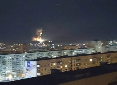 VIDEO Ruská loď hoří