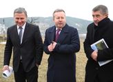 Premiér Andrej Babiš s ministrem životního prostře...