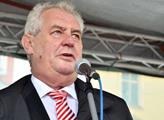 Miloš Zeman dnes zahájí návštěvu Ústeckého kraje 