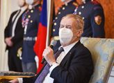 Prezident Zeman: Přeji pevné zdraví a mnoho sil ve výkonu premiérské funkce