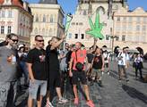 Pochod za legalizaci konopí prošel Prahou