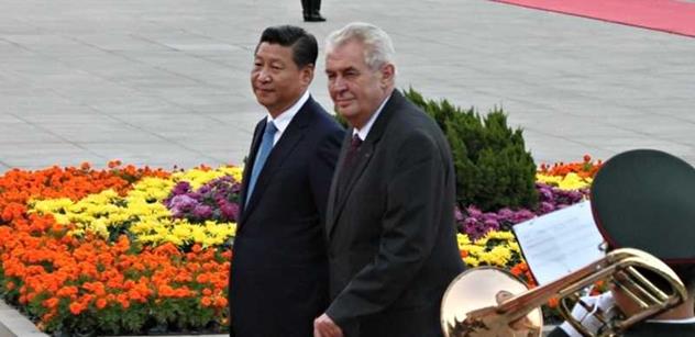 Zeman při setkání s prezidentem Číny: Neuznáváme samostatnost Tibetu. Tchaj-wan je součástí Číny