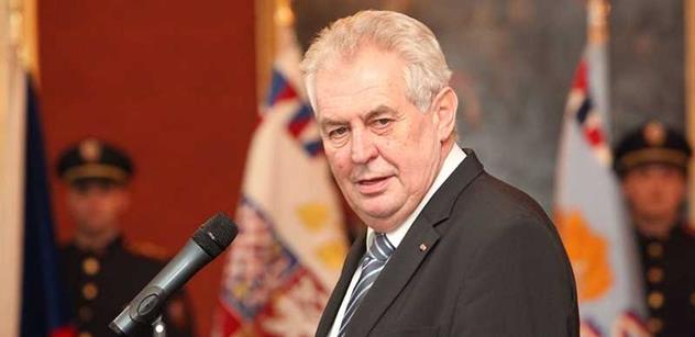 Jan Ziegler: Miloš Zeman hýří na úkor daňových poplatníků
