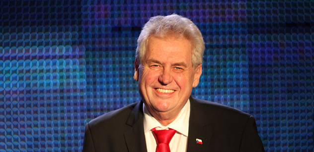 Lidé si za nového českého prezidenta vybrali Miloše Zemana 