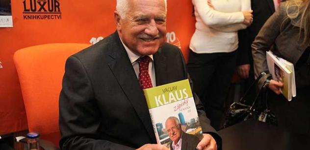 Klaus o dnešku: Začíná to trochu připomínat časy komunismu