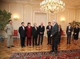 Prezident Miloš Zeman přijal drobné přispěvatele d...