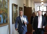Premiér Andrej Babiš a místopředseda vlády Richard...