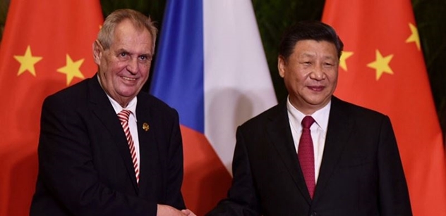 Zeman zhodnotil stav obchodních česko-čínských vztahů