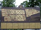Orientační plán Olšanských hřbitovů