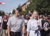 S fašisty se nebavím! Chceme na Slovensko muslimské migranty. Reportérka terčem urážek na LGBT pochodu v Košicích. A nejen to