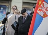 Připomínka srbského Kosova na Václavském náměstí
