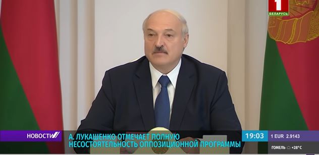 Lukašenkovi zmrazili majetek