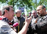 Protiruský aktivista Uhlíř, kterého včera odvedla policie, promluvil: Nejhorší nebylo setkání s Foldynou, ale to, co jsem se dozvěděl v policejním antonu...
