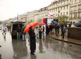 Demonstrace Holešovské výzvy na Václavském náměstí
