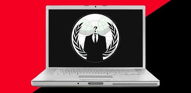 Bankéři nutí lidi hladovět, a tak připravíme svět o internet. Vaši Anonymous