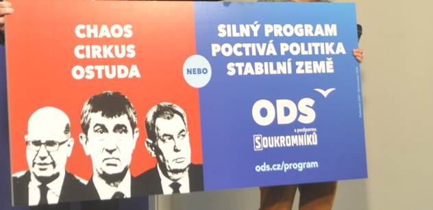 ODS varuje před koalicí ANO, KSČM a Okamurovou SPD