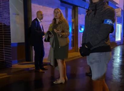 VIDEO „Madam, vraťte se ke kolegům! Hned!“ Strkačka s policií. Prominentnka Hybášková, žena Ivana Gabala, udělala scénu po bouračce