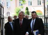 Miloš Zeman na státní návštěvě Rumunska