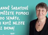 Kdo v Brně má duši, volí Annu Šabatovou, nabádá Patočkův web. I Václav Havel ji za mlada obdivoval...