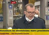 Rektor Zima o zdraví Miloše Zemana: Tohle prezident ještě zvládne