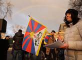 Shromáždění k 64. výročí potlačení tibetského povs...