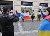 Demonstrace proti předsednictví Ruska v Radě bezpe...