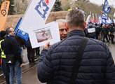 Demonstrace odborového svazu KOVO proti důchodové ...