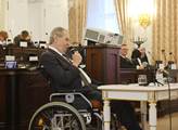 Bývalý prezident Miloš Zeman vystoupil na semináři...