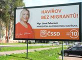 „Havířov bez migrantů“, dala na billboard. Teď primátorka ČSSD těm, kdo na ni křičí: Víte, co jsme si tady užili? Jak k nám jezdili, strašili lidi