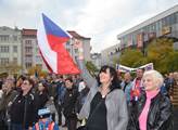 Ne islámské imigraci. Demonstrace v Ostravě