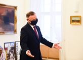 Polský prezident Andrzej Duda navštívil českého pr...