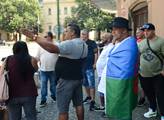 Romská demonstrace za zajištění vyšší bezpečnosti ...