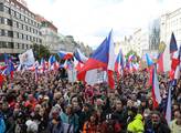 Demonstrace Česká republika na 1. místě s názvem N...